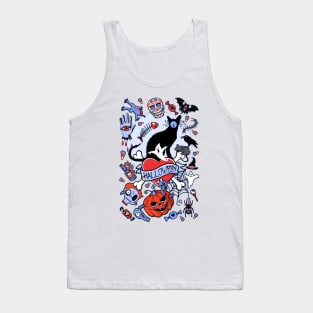 Happy Halloween (blue) Tank Top